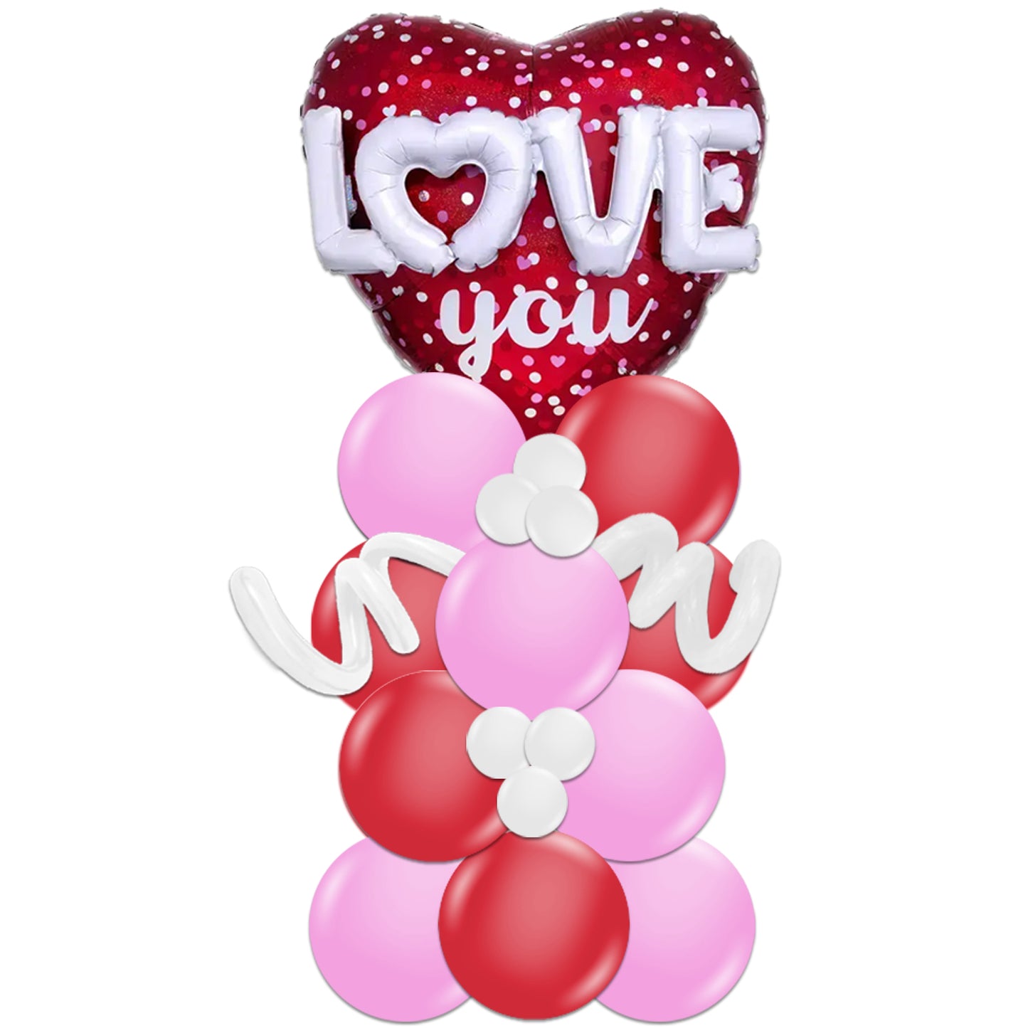 Love You Balloon Tower