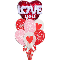 Jumbo Love You Balloon Bouquet