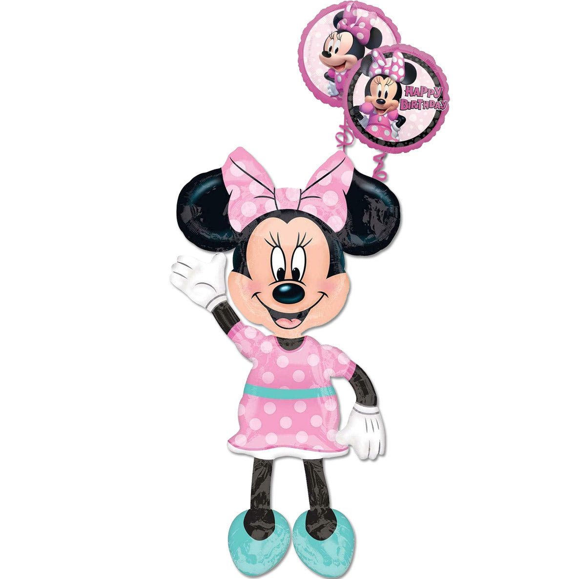 Minnie Mouse Airwalker Balloon Bouquet