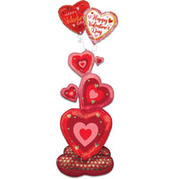 Stacking Hearts Airloonz Bouquet