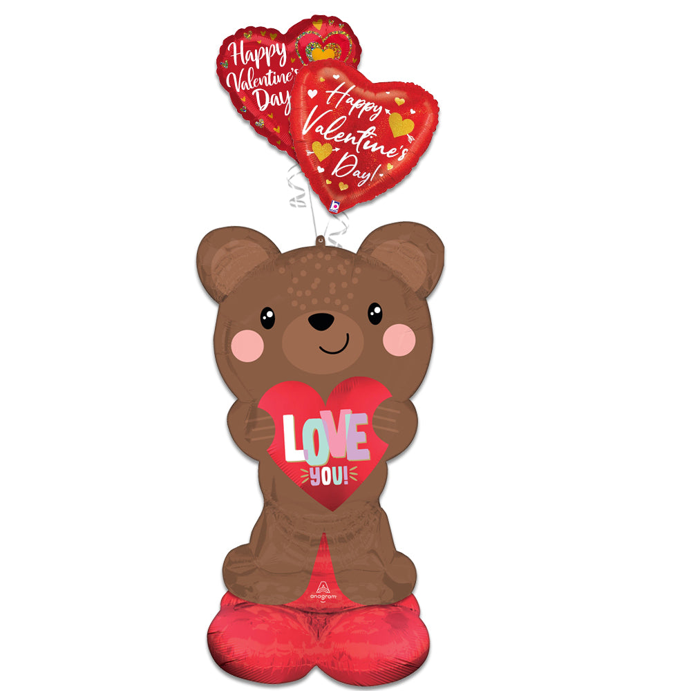 Valentine Bear Airloonz Bouquet